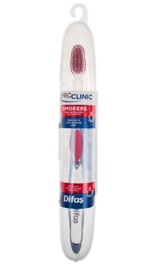 DİFAŞ PRO CLİNİC SMOKERS DİŞ FIRÇASI MUHAFAZA KUTULU