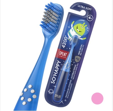 SPLAT SO HAPPY ANTİBAKTERİYEL + 4 YAŞ ÇOÇUK DİŞ FIRÇASI