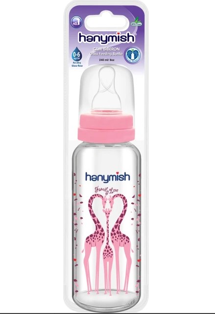 HANYMİSH CAM BİBERON 240 ML CODE 400