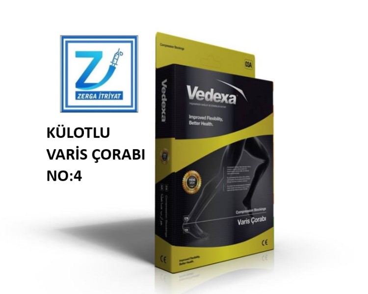 VEDEXA VARİS ÇORABI KÜLOTLU NO:4