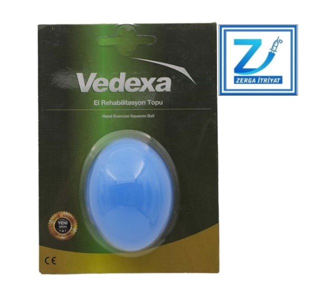 VEDEXA STRES TOPU ( EL EGZERSİZ TOPU ) MAVİ ( ORTA SERT )