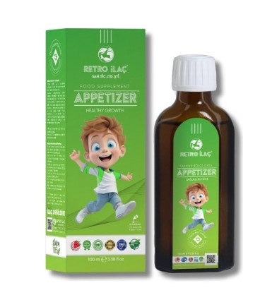 RETRO PHARMA APPETİZER BÜYÜME VE GELİŞİM 100 ML (İŞTAH İÇİN) ŞURUP