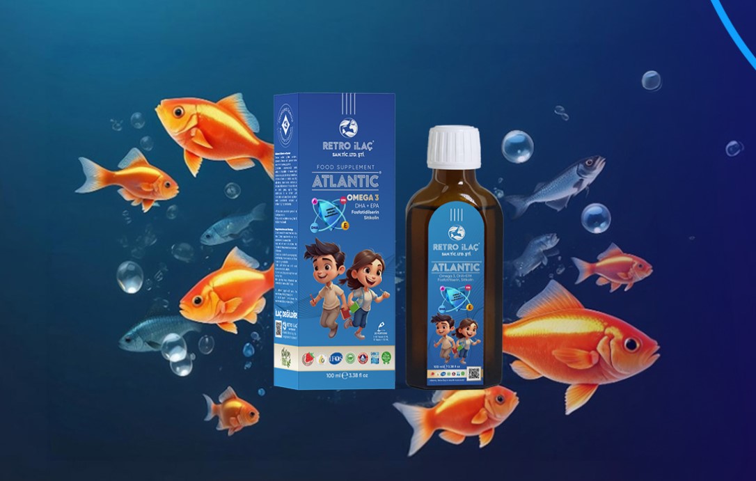 RETRO PHARMA ATLANTİC OMEGA 3 100 ML BALIK YAĞI ŞURUBU