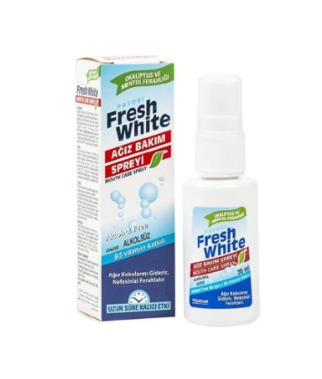 FRESH WHİTE AĞIZ KOKUSU SPREYİ 30 ML