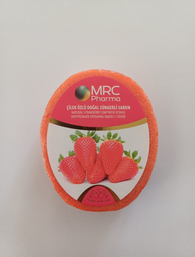 MRC ÇİLEK ÖZLÜ DOĞAL SÜNGERLİ SABUN 135 GR