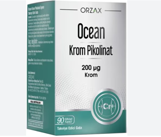 OCEAN KROM PİKOLİNAT 200 MCG 90 KAPSÜL