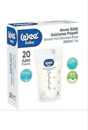 WEE 558 SÜT SAKLAMA POŞETİ 20'Lİ