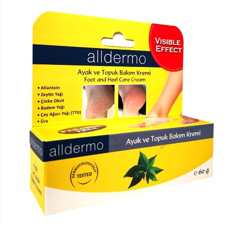 ALLDERMO AYAK BAKIM TOPUK ÇATLAK KREMİ 60 GR