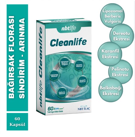 NBT LİFE CLEANLİFE 60 KAPSÜL
