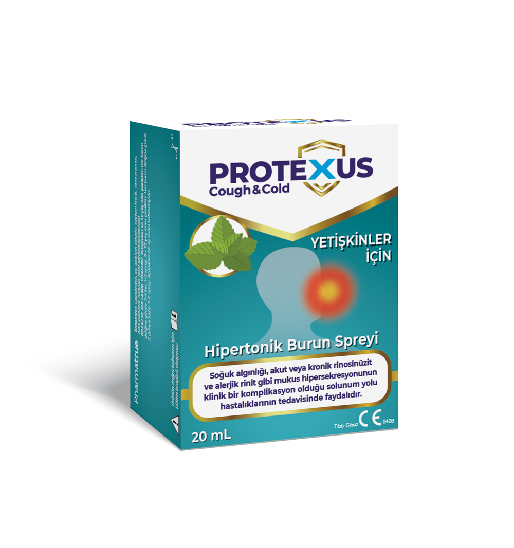 PROTEXUS BURUN SPREYİ SOLUNUM YOLU RAHATSIZLIKLARI YETİŞKİNLER İÇİN 20 ML
