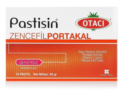 OTACI PASTİSİN ZENCEFİL PORTAKAL 24 LÜ PASTİL