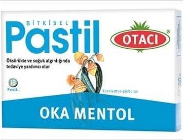 OTACI OKA MENTOL 16 LI PASTİL