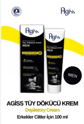 AGİSS TÜY DÖKÜCÜ KREM ERKEKLER İÇİN 100 ML