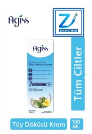 AGİSS TÜY DÖKÜCÜ KREM TÜM CİLTLER İÇİN 100 ML