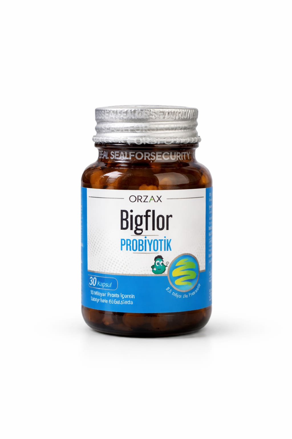 ORZAX BİGFLOR PROBİYOTİK 30 KAPSÜL KUTUSUZ