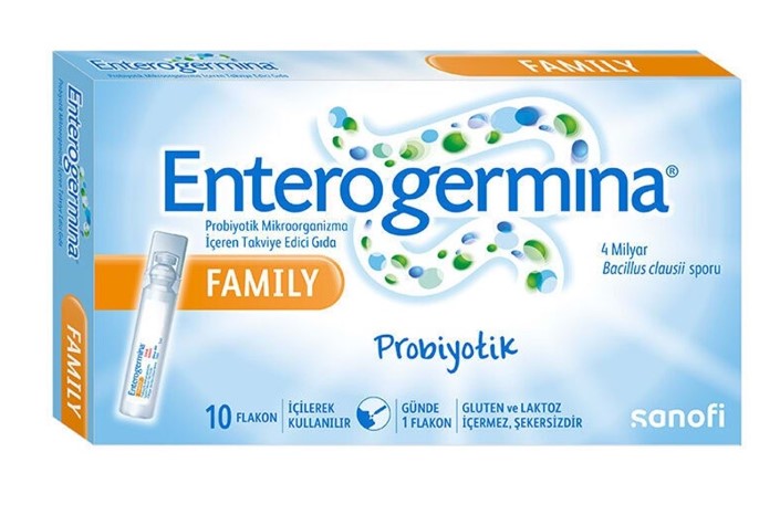 ENTEROGERMİNA FAMILY PROBİYOTİK 5 ML 10 FLAKON