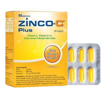 ZİNCO C PLUS 30 KAPSÜL