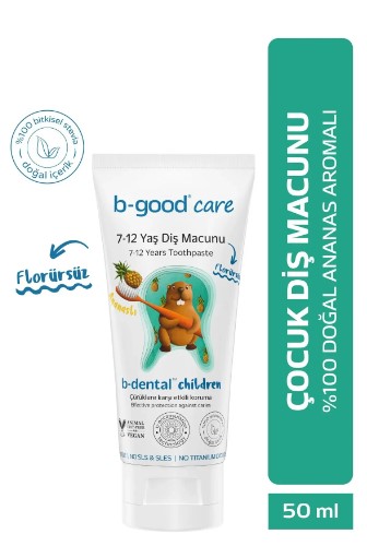 B-GOOD CARE 3-7 YAŞ DİŞ MACUNU FLORÜRSÜZ MEYVE KARNAVALI 50 ML