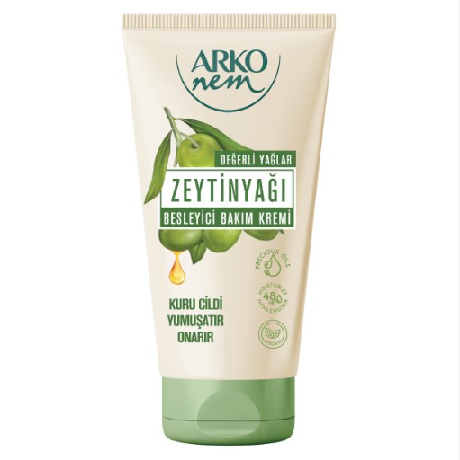 ARKO NEM ZEYTİNYAĞLI KREM YENİ DEĞERLİ YAĞLAR SERİSİ 60 ML