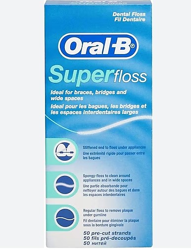 ORAL-B DİŞ İPİ SUPER FLOSS 50'Lİ