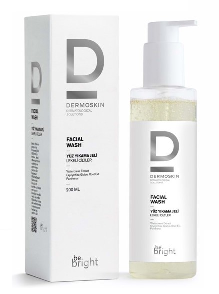 DERMOSKİN BE BRİGHT YÜZ YIKAMA JELİ 200 ML ( LEKELİ CİLTLER İÇİN )