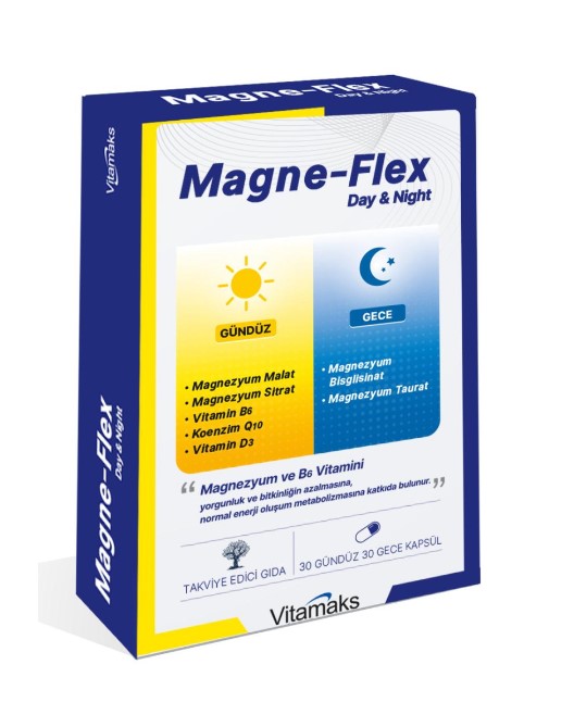 MAGNE FLEX MAGNEZYUM GÜNDÜZ GECE 60 KAPSÜL