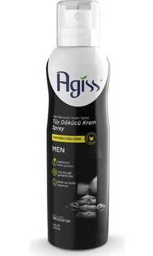 AGİSS MEN TÜY DÖKÜCÜ KREM GAZLI SPREY 175 ML