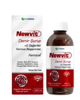 NEWVİT DEMİR ŞURUP 200 ML FERROUS BİSGLYCİNATE