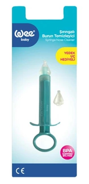 WEE BABY ŞIRINGALI BURUN TEMİZLEYİCİ YEDEK UÇ HEDİYELİ NO:684