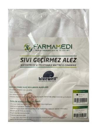 BLUEWELL ALEZ TEK KİŞİLİK 90X190 SIVI GEÇİRMEZ