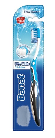 BANAT ULTRA WHİTE TRİ-ACTİON DİŞ FIRÇASI MEDİUM