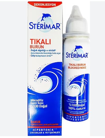 STERİMAR BURUN SPREYİ BLOCKED NOSE HİPERTONİK 50 ML