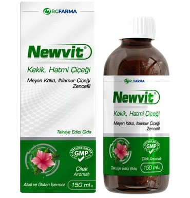 NEWVİT KEKİK HATMİ ÇİÇEĞİ ÖKSÜRÜK ŞURUBU 150 ML