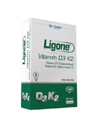 LİGONE D3 K2 60 KAPSÜL