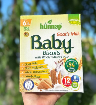 HÜNNAP KEÇİ SÜTLÜ BEBE BİSKÜVİSİ 400 GR