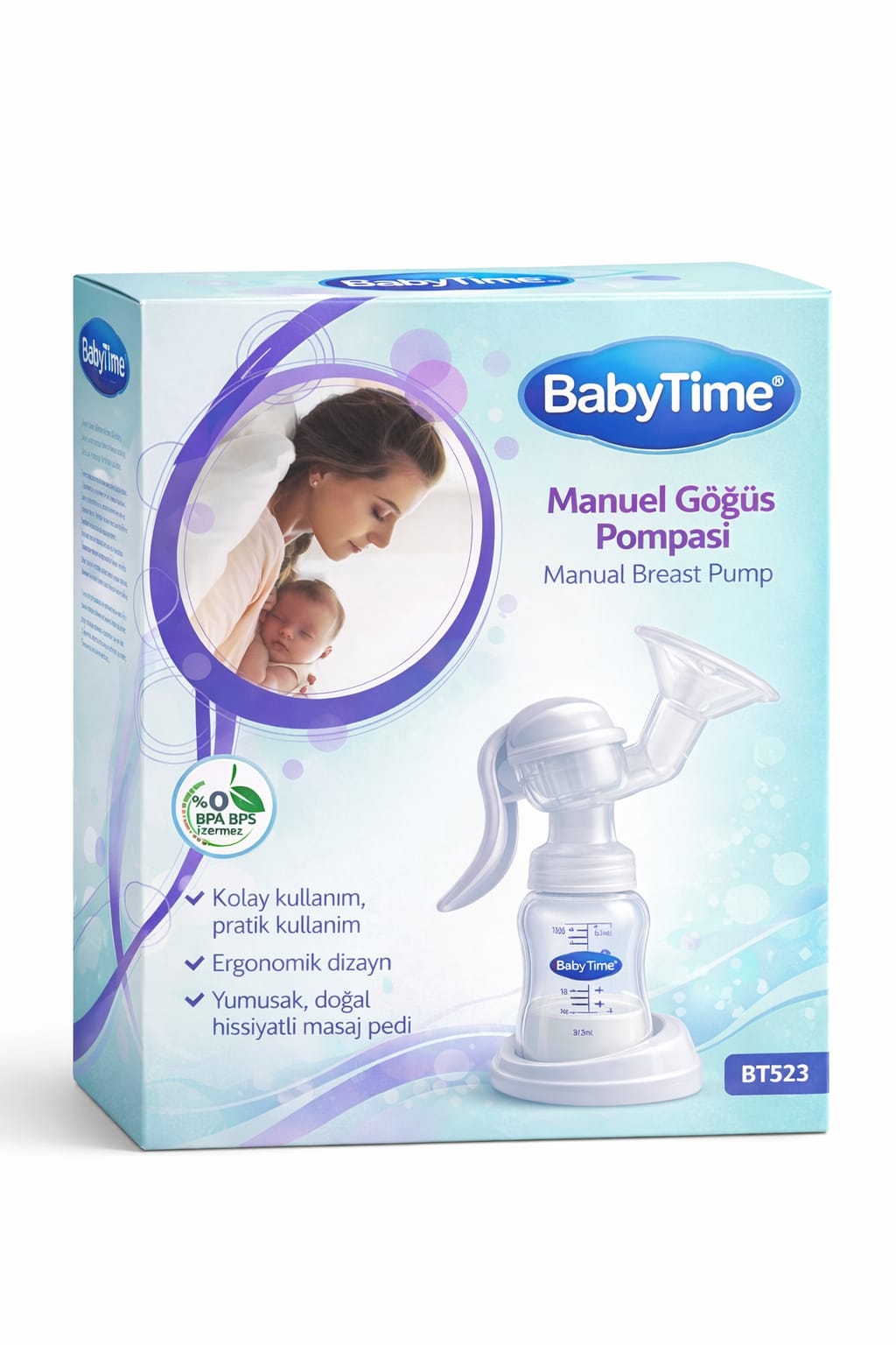BABY TİME BT523 YENİ MANUEL GÖĞÜS POMPASI