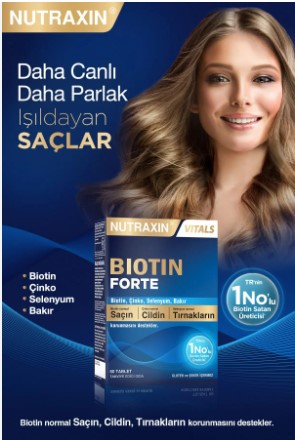 NUTRAXİN BİOTİN FORTE TABLET 60'LI