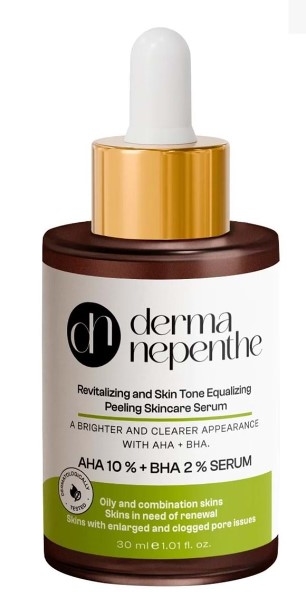 DERMA NEPENTHE AHA BHA % 10 AHA %2 BHA 30 ML SERUM