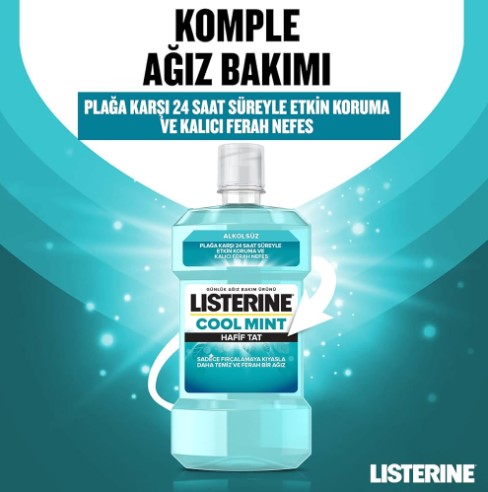 LİSTERİNE COOL MİNT HAFİF TAT 500 ML