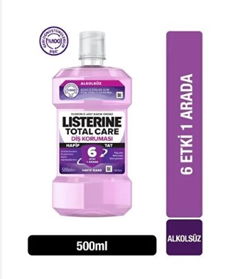 LİSTERİNE TOTAL CARE HAFİF TAT ( DİŞ KORUMASI ) 500 ML