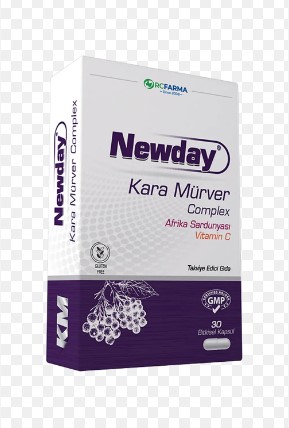 NEWDAY KARA MÜRVER COMPLEX 30 KAPSÜL