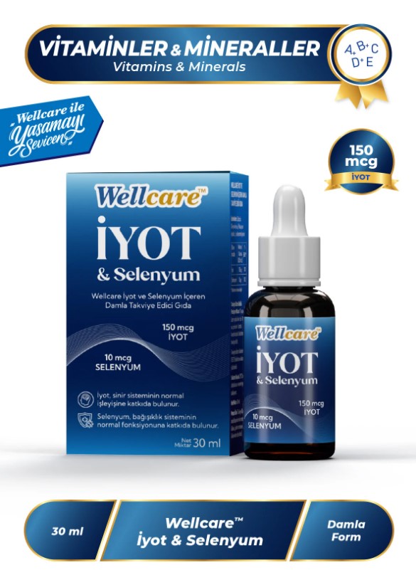 WELLCARE İYOT SELENYUM ORAL DAMLA 30 ML