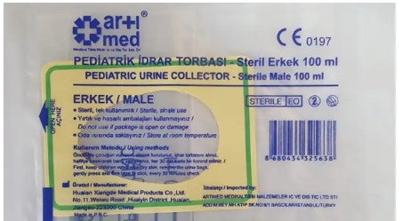 ARTIMED İDRAR TORBASI ERKEK ÇOCUK