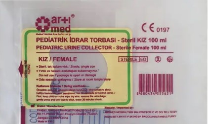 ARTIMED İDRAR TORBASI KIZ ÇOCUK