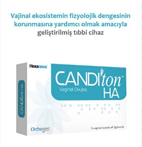 CANDİTON HA VAJİNAL OVÜL 5X2 GR