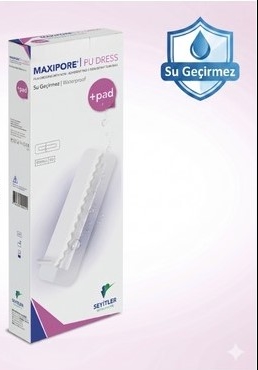 MAXİPORE PU ŞEFFAF SU GEÇİRMEZ YARA ÖRTÜSÜ BANDI 9X20 CM