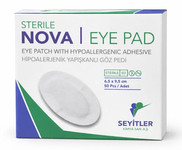 NOVA PED STERİL YETİŞKİN GÖZ PEDİ 50'Lİ