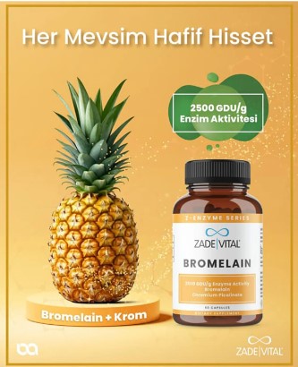 ZADE VİTAL BROMELAİN 60 KAPSÜL