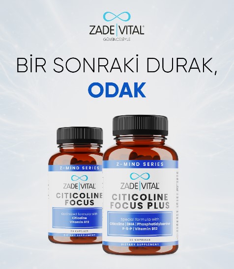 ZADE VİTAL CİTİCOLİNE FOCUS 60 KAPSÜL