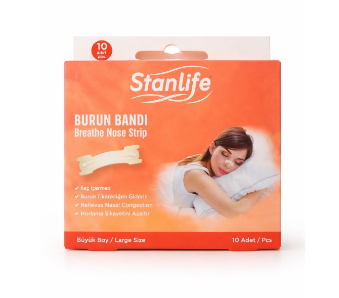 STANLİFE BURUN BANDI BÜYÜK BOY 10 ADET